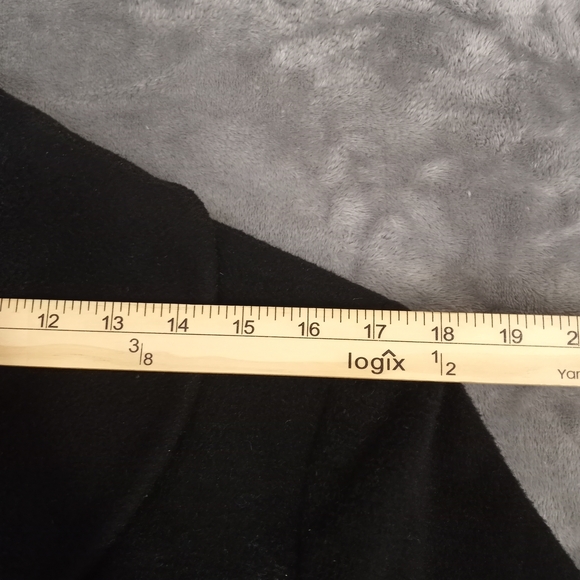 Ralph Lauren Women's Vintage Elegant Black Double-Breasted Long Coat Size 12 - Picture 12 of 15